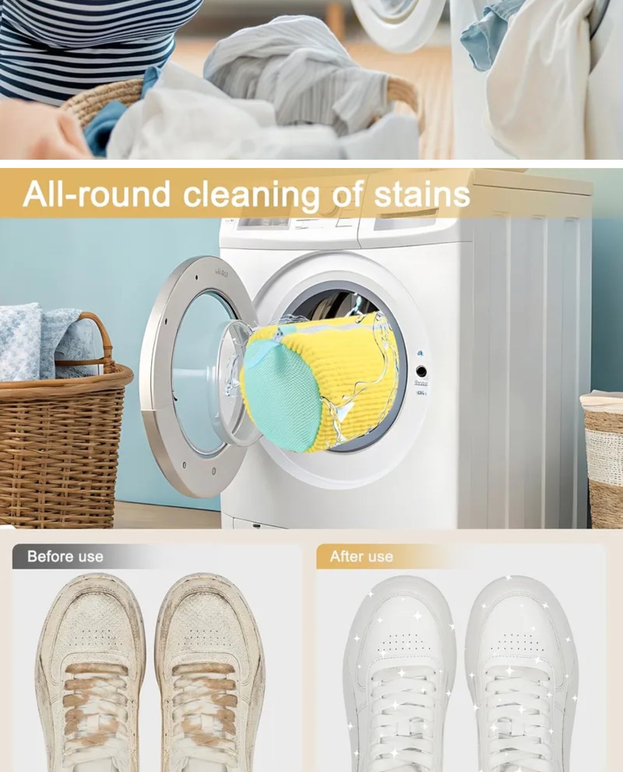 كيس غسيل الأحذية. Sac à Chaussures pour Machine à Laver